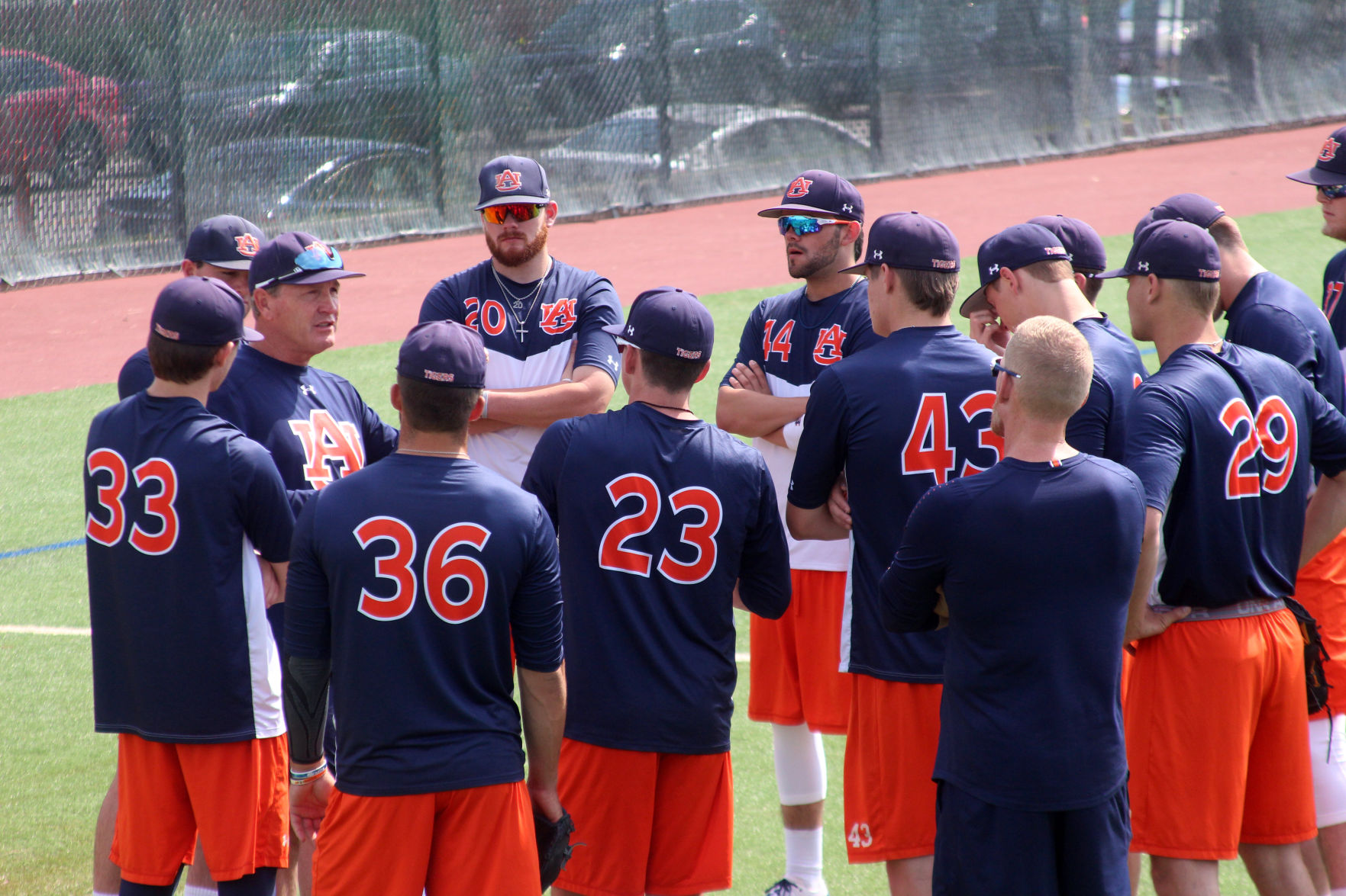 PHOTOS: Auburn baseball Monday practice at the College World Series